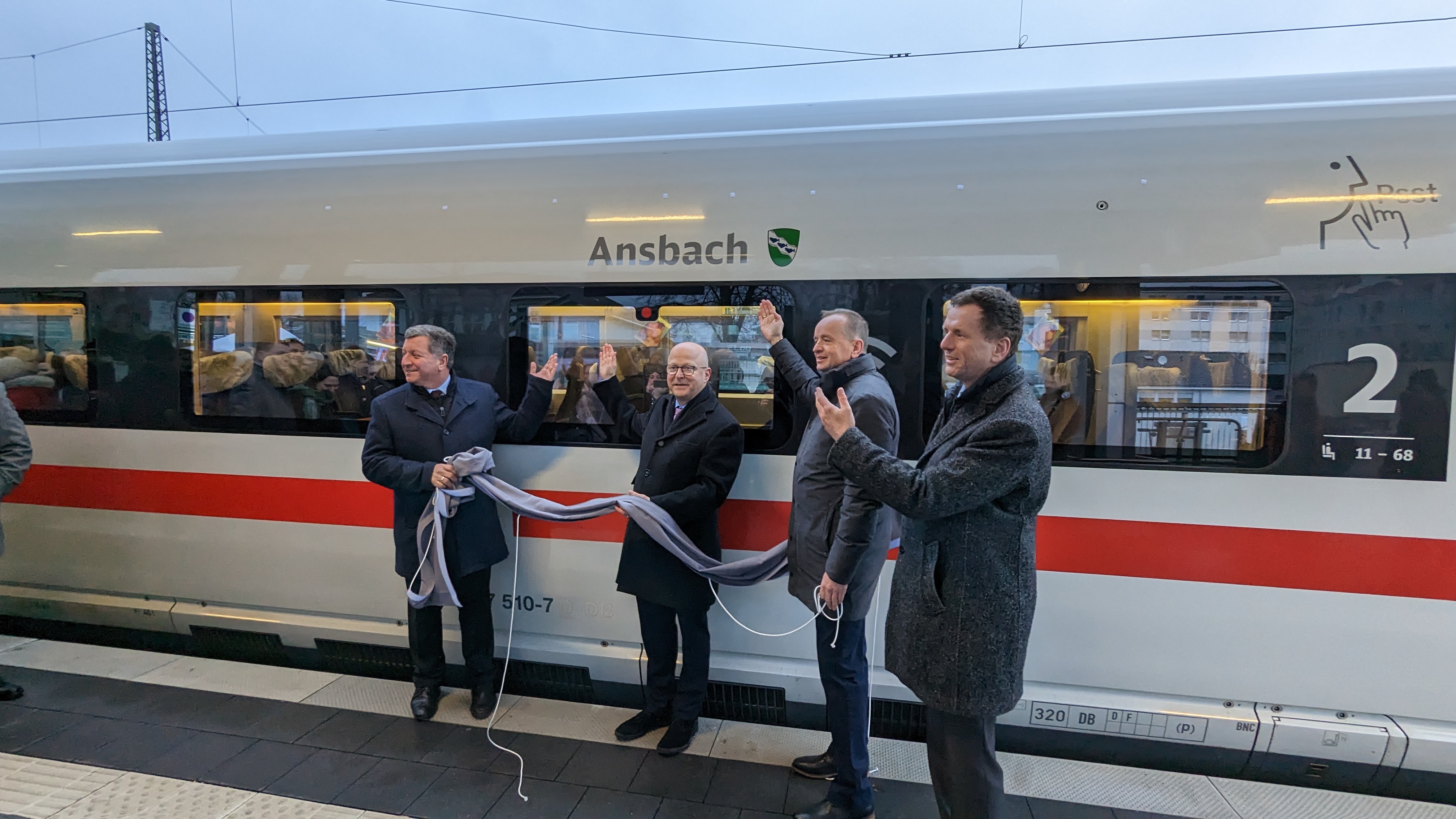 13.20.2022 - Einweihung Bahnhof Ansbach - 5. Dezember 2022 - Frank Stöckert - Abgeordnetenbüro Andreas Schalk