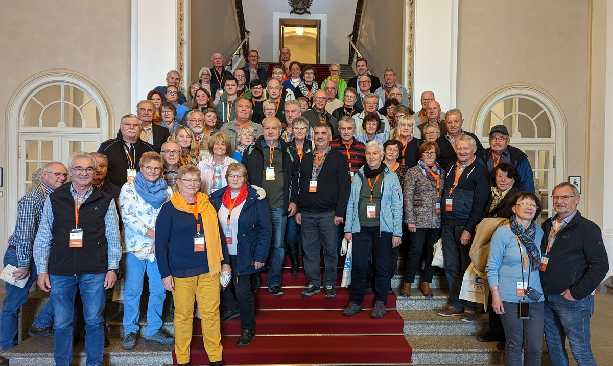 Auf Tuchfhlung mit dem CSU-Abgeordneten Andreas Schalk 76 Personen nutzten das Angebot, die Landtagsarbeit im Maximilianeum und den Stimmkreisabgeordneten nher kennen zu lernen. Foto: Abgeordnetenbro Andreas Schalk